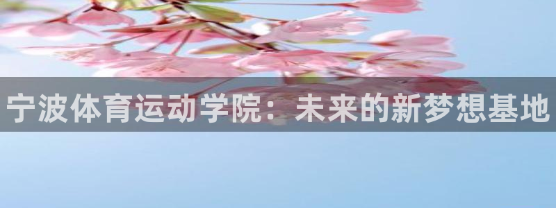 尊龙官网下载平台假的吗是真的吗：宁波体育运动学院：未