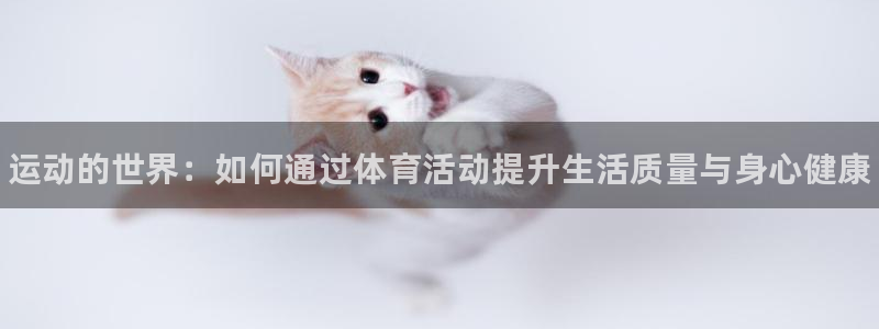 德国尊龙官方正版app集团：运动的世界：如何通过体育